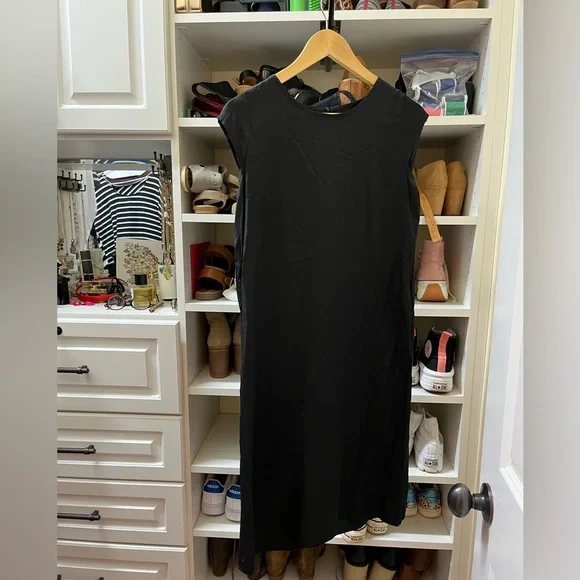 Brass & Roe Black Layered Dress, Size S. - Picture 2 of 6